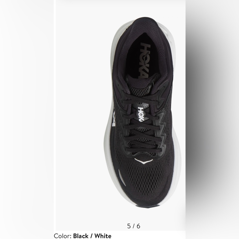 HOKA women EVERYDAY RUNNING
Bondi 9 BLACK/WHITE size  8 preowned 
$ 175 - Picture 5 of 15